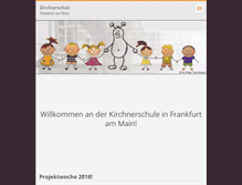 Tablet Screenshot of kirchnerschule-frankfurt.de